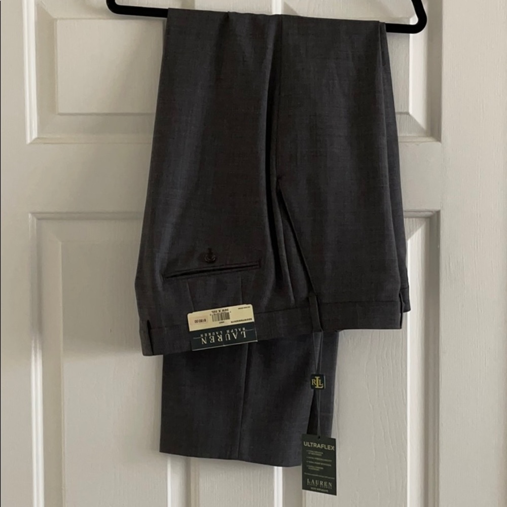 Ralph Lauren “UltraFlex” suit pants.
